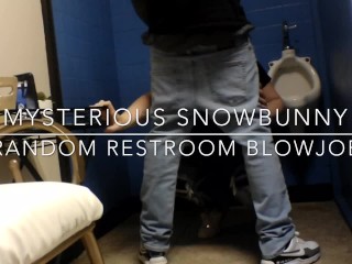 Gagging On Random Big Black Cock Penis In Public Restroom Wet Sloppy A Blowjob Wonderful Sound