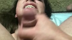 Girl In Pigtails Gets A Raw Gagging Hardcore POV Face Fuck