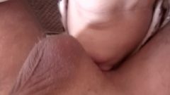 Amateur Deepthroat Blow-Job With Teen & Massive Sperm On Her Face