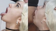 Raw Deepthroat No Mercy & Raw Facefuck With Tied Hands (oral Creampie)