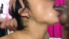 Latina Throat Banged