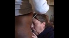 My Wife Tammy Facefucked By Big Black Cock