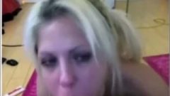 Nubile Flashes Incredible Deep Throat Abilities On Dildos