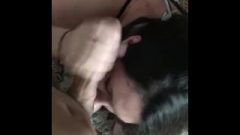 White Chick Giving Awesome Head And Wants All The Jizz On Her Face